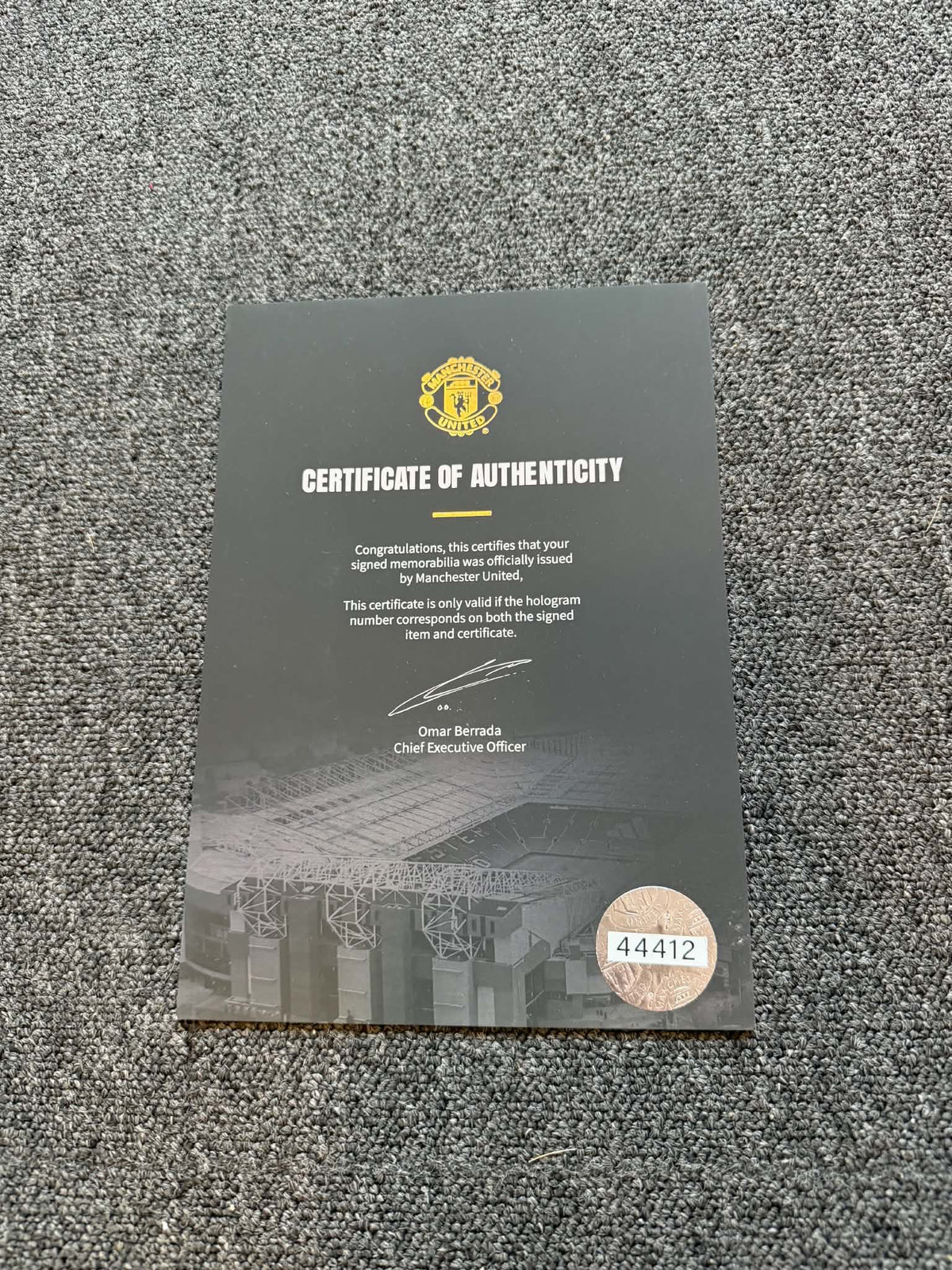 Manchester United – Signert drakt i ramme | Eksklusivt samleobjekt 🔴