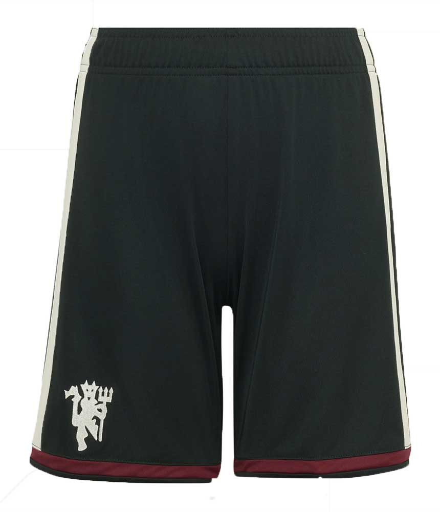 Manchester United Tredjeshorts Barn (Svart) 2026/27