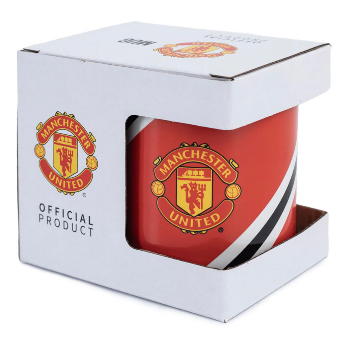 Man Utd Stripete Kaffekopp