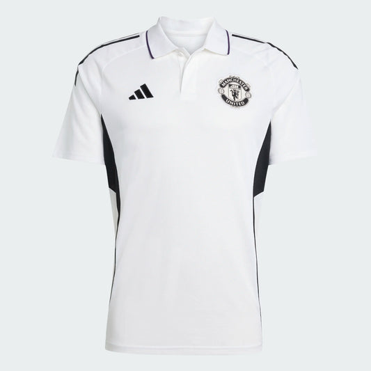 MUFC POLO WHITE/BLACK/AURPLU