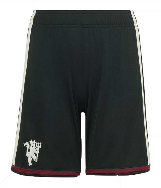 Manchester United Tredjeshorts Barn (Svart) 2026/27