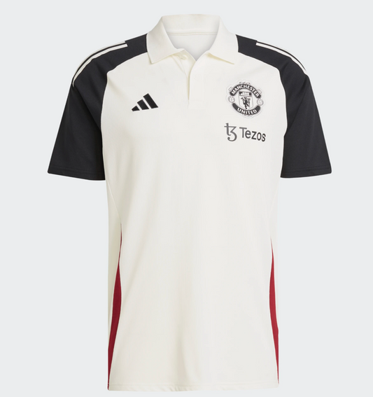 MUFC POLO OWHITE/BLACK