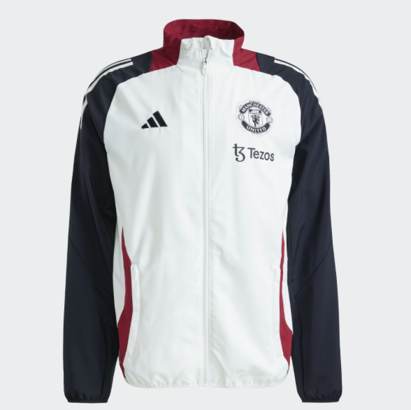 MUFC PRE JKT OWHITE/BLACK