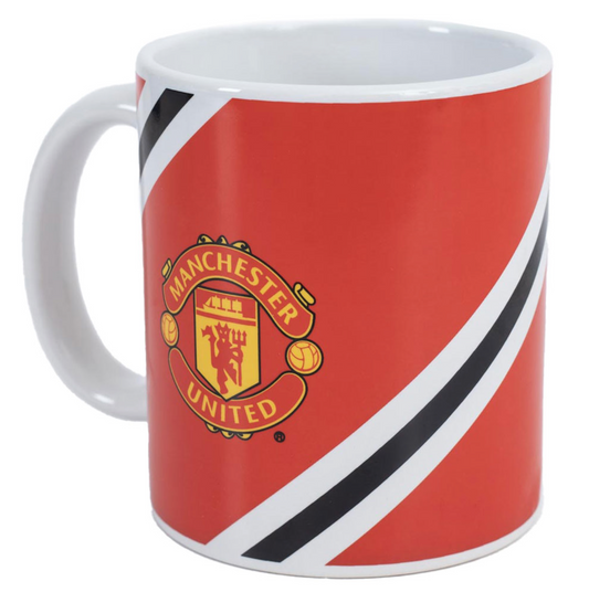 Man Utd Stripete Kaffekopp
