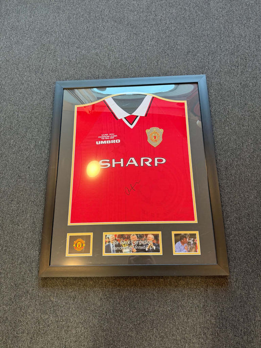Sir Alex Ferguson – Signert Manchester United-drakt | Innrammet med COA