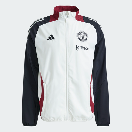 MUFC PRE JKT OWHITE/BLACK